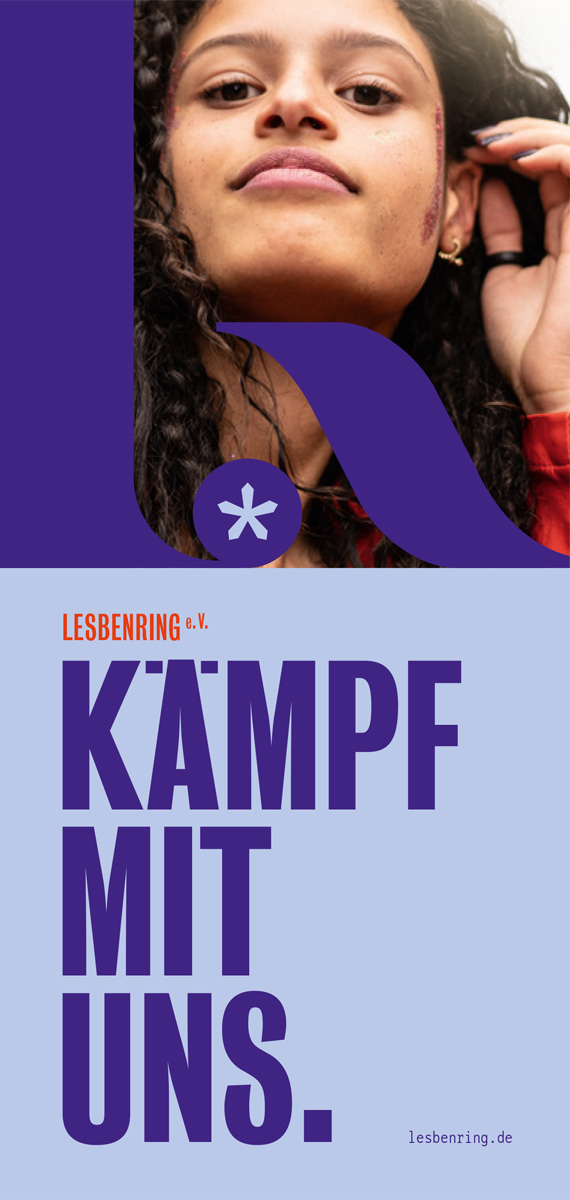 LesbenRing e.V. Flyer zum Download KÄMPF MIT UNS