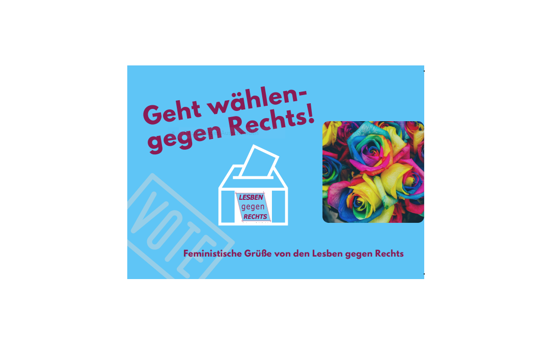 LesbenRing unterzeichnet Aufruf zur Bundestagswahl von „Lesben gegen Rechts“