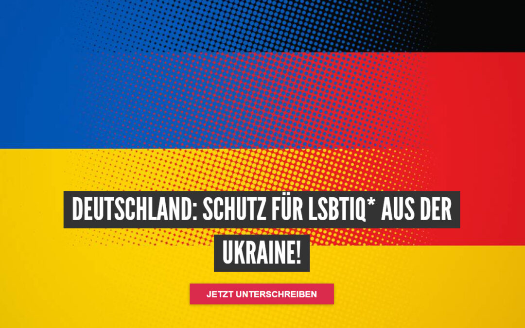 Deutschland: Schutz fü0r LSBTIQ* aus der Ukraine